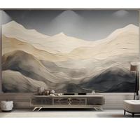 XLMING Arte Creativa Con Cime Di Montagna Astratte Dipinte A Mano Carta Da Parati 3D Seta lusso Studio Sala Pranzo Divano Camera Per Mobili Letto Soggiorno Tv Muro-350cm×256cm