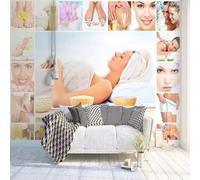 XLMING Bellezza Donne Dimagrire Salute Benessere Massaggi 3D Carta da Parati Premium Aspetto Della Seta Studio Soggiorno Camera Letto Parete Divano Muro-150cm×105cm