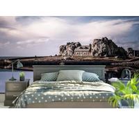XLMING Cielo Stereoscopico Fiume Casa Riflesso 3D Carta Da Parati Lusso Casa Soggiorno Divano Mobili Floreale Camera Letto TV Sfondo Muro-300cm×210cm
