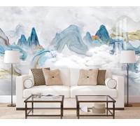 XLMING Cime Di Montagna Astratte Semplici E Creative 3D Carta Da Parati Seta Testurizzata Alta Qualità Soggiorno Divano Camera Letto Pranzo Casa Muro-150cm×105cm