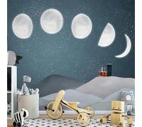 XLMING Luna A Fumetti Dipinta A Mano Yin E Yang 3D Carta da Parati Premium Aspetto Della Seta Studio Soggiorno Camera Letto Parete Divano Muro-200cm×140cm