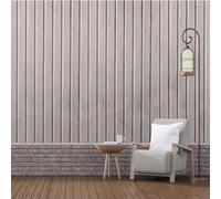 XLMING Minimalista Tridimensionale Creativo Finto Pannello In Legno Carta Da Parati 3D Seta lusso Studio Sala Pranzo Divano Camera Per Mobili Letto Soggiorno Tv Muro-250cm×170cm