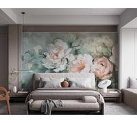 XLMING Piante Creative Dipinte A Mano Arte Floreale Carta Da Parati 3D Seta lusso Studio Sala Pranzo Divano Camera Per Mobili Letto Soggiorno Tv Muro-250cm×170cm