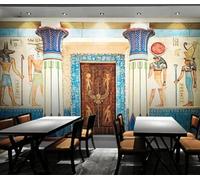 XLMING Porta Vintage In Legno Creativo Architettura Figure Carta Da Parati 3D Seta lusso Studio Sala Pranzo Divano Camera Per Mobili Letto Soggiorno Tv Muro-300cm×210cm