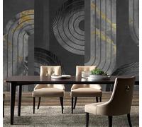 XLMING Retro Nostalgico Geometrico Effetto Marmo Texture Carta Da Parati 3D Seta lusso Studio Sala Pranzo Divano Camera Per Mobili Letto Soggiorno Tv Muro-200cm×140cm
