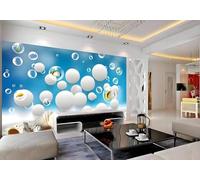 XLMING Solo Il Bellissimo Mondo Dell'Oceano Nuotare Pesce Tridimensionale Orb 3D Carta Da Parati Lusso Casa Soggiorno Divano Mobili Floreale Camera Letto TV Sfondo Muro-400cm×280cm