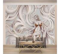 XLMING Statue Di Figure Astratte Arte Creativa 3D Carta Da Parati Lusso Casa Soggiorno Divano Mobili Floreale Camera Letto TV Sfondo Muro-430cm×300cm