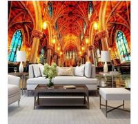 XLMING Tridimensionale Architettura Palazzo Scala Arte Spazio Esteso 3D Carta da Parati Tessuto in Seta Ufficio Sala Pranzo Divano Camera Soggiorno TV Sfondo Muro-300cm×210cm