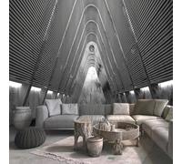 XLMING Tridimensionale Geometrico Cemento Forme Irregolari Architettura Spazio Espanso 3D Carta da Parati Premium Aspetto Della Seta Studio Soggiorno Camera Letto Parete Divano Muro-200cm×140cm