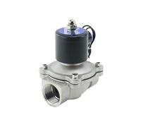 XLMURZAC DN15 DN20 DN25 1/2" 3/4" 1" Elettrovalvola in Acciaio Inossidabile normalmente Chiusa AC220V DC12V DC24V Raccordi for Tubi(220V,DN25)