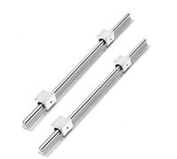 XLMURZAC Guida lineare Professionale SBR12/16/20mm 2 Pezzi SBR16/12/20 Lunghezza 200 300 500 1500mm Guida lineare con Blocco Cuscinetto SBR12UU for Parte 3D CNC(2 Rails 4 Sbr20uu,800mm)