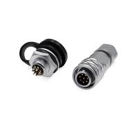 XLMURZAC M8 Industrial 2 Adattatore for Presa e Spina di Alimentazione for Aviazione Mini a 8 Pin, connettore di Segnale di Alimentazione for Telecamera Radio a LED(8pin Plug And Socket)