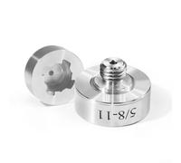 XLOCK - Set di 2 adattatori per smerigliatrice angolare con dado flangia ad anello da 5/8 11 filettatura per un fissaggio sicuro e una sostituzione rapida su smerigliatrici compatibili