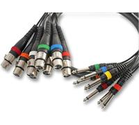 XLR A Jack Cablaggi 8Way 2.5m, Audio E Cavo Video Gruppo - PLS00104