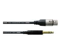 XLR Cavo di collegamento Cordial CFM 3 FV [1x Presa XLR - 1x Spina jack da 6.3