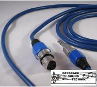 XLR Female - Jack Stereo Cavo Blu 6,3 MM Lunghezza 4 Metri