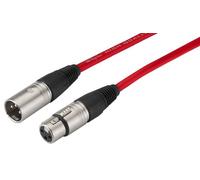 XLR Female > Maschio Low-Noise Cavo IN Metallo Spina Rossa 5 Metri
