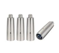 XLR Maschio a RCA Femmina Adattatore,Ste per Reo Audio Adattatore Connettore 4pz