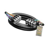 XLR serpente cavo patch (8 canali) by fat toad|studio, palcoscenico, Live Sound recording multicore cords|pro cavi audio schermato bilanciato fronte-retro microfono per mixer DJ digitale o amplifiers|10 ft