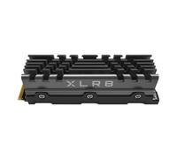 PNY XLR8 CS3140 M.2 NVMe Gen4 x4 Unità a stato solido interna (SSD) con Heatsink da 2 TB, Velocità di lettura fino a 7500 MB/s, Velocità di scrittura fino a 6850 MB/s