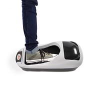 Xlsdlvcnxz Macchina copriscarpe, distributore automatico di copriscarpe, macchina automatica per pellicola per scarpe, dispenser per copriscarpe e 1 membrana per scarpe, per casa, negozio, ufficio