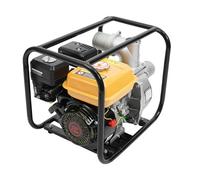 Xlsdlvcnxz Pompa dell'acqua a benzina a gas da 7,5 HP, 4 tempi, pompa per rifiuti da 7,5 cm, avviamento a trazione manuale, pompa di trasferimento dell'acqua alimentata a gas da 3600 giri/min