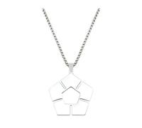 XLTEAM Collana Casual Ciondolo Blue Lock Collana Donne Mangas Segno di Calcio Collane Donna Moda Creativo Coppie Catena Colore Argento Cosplay Collier Gioielli del Partito Regalo di Compleanno