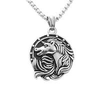 XLTEAM Collana Casual Ciondolo Moda Unicorno Animale Cavallo Collana Ciondolo Uomo Punk Hip Hop Rock Casual Festa Gioielli Accessori Gioielli del Partito Regalo di Compleanno