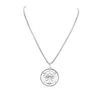 XLTEAM Collana Casual Ciondolo Sigillo Demoniaco Collana Colore Argento Satana ANDRAS per Collana Uomo/Donna Gioielli Collare Mujer 1341 Gioielli del Partito Regalo di Compleanno