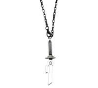 XLTEAM Neutro Collana Ciondolo Jujutsus Kaisen Unisex Collana Fushiguro Toji retrò Punk Comico Ciondolo Spada Lancia Tianri Coltello Choker Regalo Accessori Regolabile Gioielli Regalo Compleanno