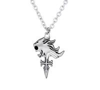 XLTEAM Neutro Collana Ciondolo Retro Punk VIII Collana Testa di Leone Addormentato Ciondolo Cuor di Leone Griever Squall, Leonhart Gioielli di Modo Gioielli Regolabile Regalo Regali di Compleanno