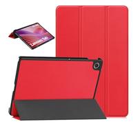 XLTTONG Custodia per Lenovo Tab 2025 10.1 Pollici TB311FU/TB311XU,Smart Cover Protettiva per Tablet Lenovo Tab 10.1''-Rosso