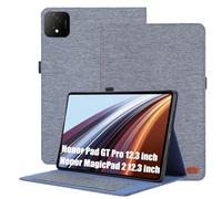 XLTTONG Custodia protettiva per Honor MagicPad 2 da 12,3 pollici, in poliuretano termoplastico, con supporto per carte di credito, per tablet Honor Pad GT Pro da 12,3" (blu)