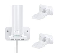 XLTTYWL Orbi WiFi 7, ABS Orbit 7, ottimizza lo spazio, compatibile con sistemi Orbi WiFi 7 Mesh e tutti i router Netgear Nighthawk Wi Fi 7 (RBEWMB-10000S) (nero, 2 pezzi)