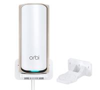 XLTTYWL Orbi WiFi 7 Supporto da parete in ABS per un uso ottimale dello spazio, compatibile con router Orbi 360/370/870/970 e Allen Netgear Nighthawk WiFi 7 (bianco, 1 confezione)