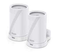 XLTTYWL® Supporto da Parete per TP-Link Deco WiFi 7 & 6E (2 Pezzi) | Per Deco BE63/BE65/BE67/BE68/BE10000/BE11000/BE9300/BE14000, ABS+PC durevole, Design sicuro per casa/ufficio. Nasconde i cavi