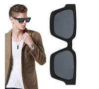 xLunettes de soleil carrées - cadre complet Retro UV400 | Nuances élégantes anti-glare pour voyager | Lunettes de soleil de mode pour la pêche et la conduite | Verres légères Sports d'extérieur | Les