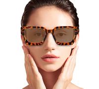 xLunettes de soleil carrées - cadre complet Retro UV400 | Nuances élégantes anti-glare pour voyager | Lunettes de soleil de mode pour la pêche et la conduite | Verres légères Sports d'extérieur | Les