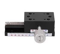 XLWG70 Manual Linear Stage | High Accuracy Dovetail Sliding Table | Aluminum Alloy Platform for Industrial Installation/Exact Positioning | 40x25mm Size, 30μm Accuracy