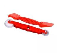 XLWLLNJ 2x 2 Pezzi Set di Strumenti per Rulli per Schermi per Installazione di Porte E Finestre, Pale per Vetri, Ruota a Rete Su Entrambi I Lati, Strumento Pe