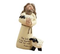 XLWLLNJ Bella Statua Che Tiene Un Agnello, Dono Interiore,