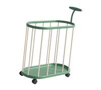 XLWLLNJ Cesto per La Biancheria, Cesto per Vestiti Sporchi con Supporto per Cesto Porta-attrezzi, Organizer per Attrezzi Da Palestra per Rullo per Esercizi, Verde