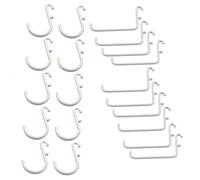 XLWLLNJ Confezione Da 20 Piccoli Ganci a J per Pannelli Forati, Ideali per