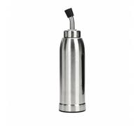 XLWLLNJ Contenitore Erogatore per Olio con Design Curvo E Tappo Nero Contenitore per Salse Liquide con Livello Visibile Serbatoio Interno in Plastica, Curvato A