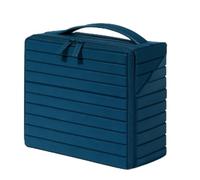XLWLLNJ Custodia da Trucco Strutturata per Donna con Apertura Ampia E Design a Strisce Moderne per Organizzare Lucidalabbra E Adatta per Comodino E Del Bagno, Array, color to 5