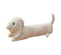 XLWLLNJ Fermaporta Ornamentale con Peso per Cane, Fermaporta Da Pavimento a Forma di Animale di Peluche Dei Cartoni Animati per Sala Da Pranzo, Ufficio Piastr, Cuore Rosa