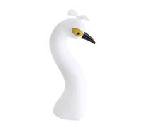 XLWLLNJ Figura Espositiva a Forma di Testa di Pavone per Decorazioni Domestiche Ed Eventi, Decorazione con Cesto di Fiori, Bianco