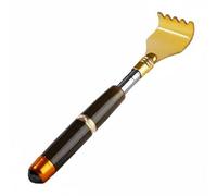 XLWLLNJ Grattaschiena Manuale Grattaschiena Massaggiatore Strumento Benessere Sollievo Prurito Controllo Accurato Materiale Corno Presa Comoda Portatile Adatto per Viaggio Regalo, Telescopico Lusso