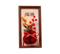 XLWLLNJ Immagini Decorative di Capodanno, Decorazioni Murali per Scrivania E Mensole, Foto delle Vacanze per Il Soggiorno, Mensole, Style C