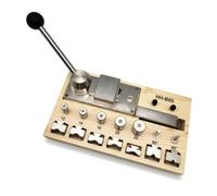 XLWLLNJ Macchina per Gioielli Piegatrice Manuale Attrezzo Piegametalli Pieganastri con Base Robusta E Inserti Adatta per Fai da, Piegatrice Per Anelli Con Base In Legno [Con Etichetta]